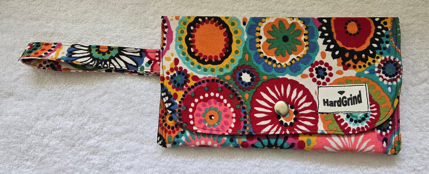 Denim Crossbody Bag Punch Denim (with back Zipper Pocket)