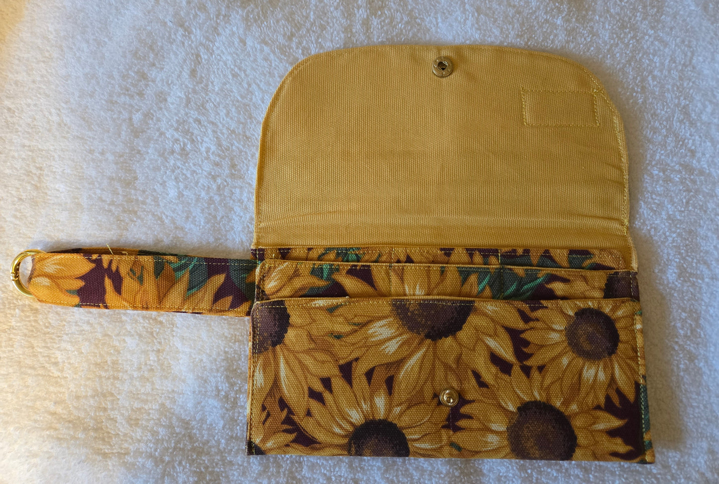 Sunflower Wallet Wristlet