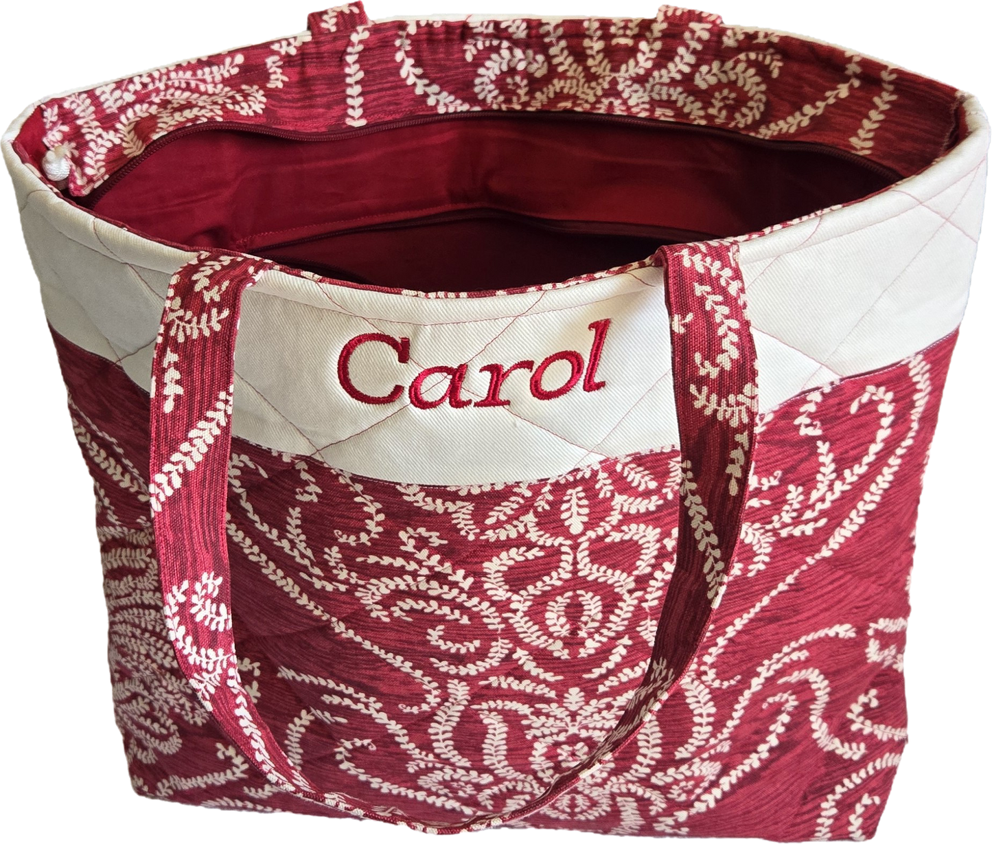 Red-White Large Tote Bag