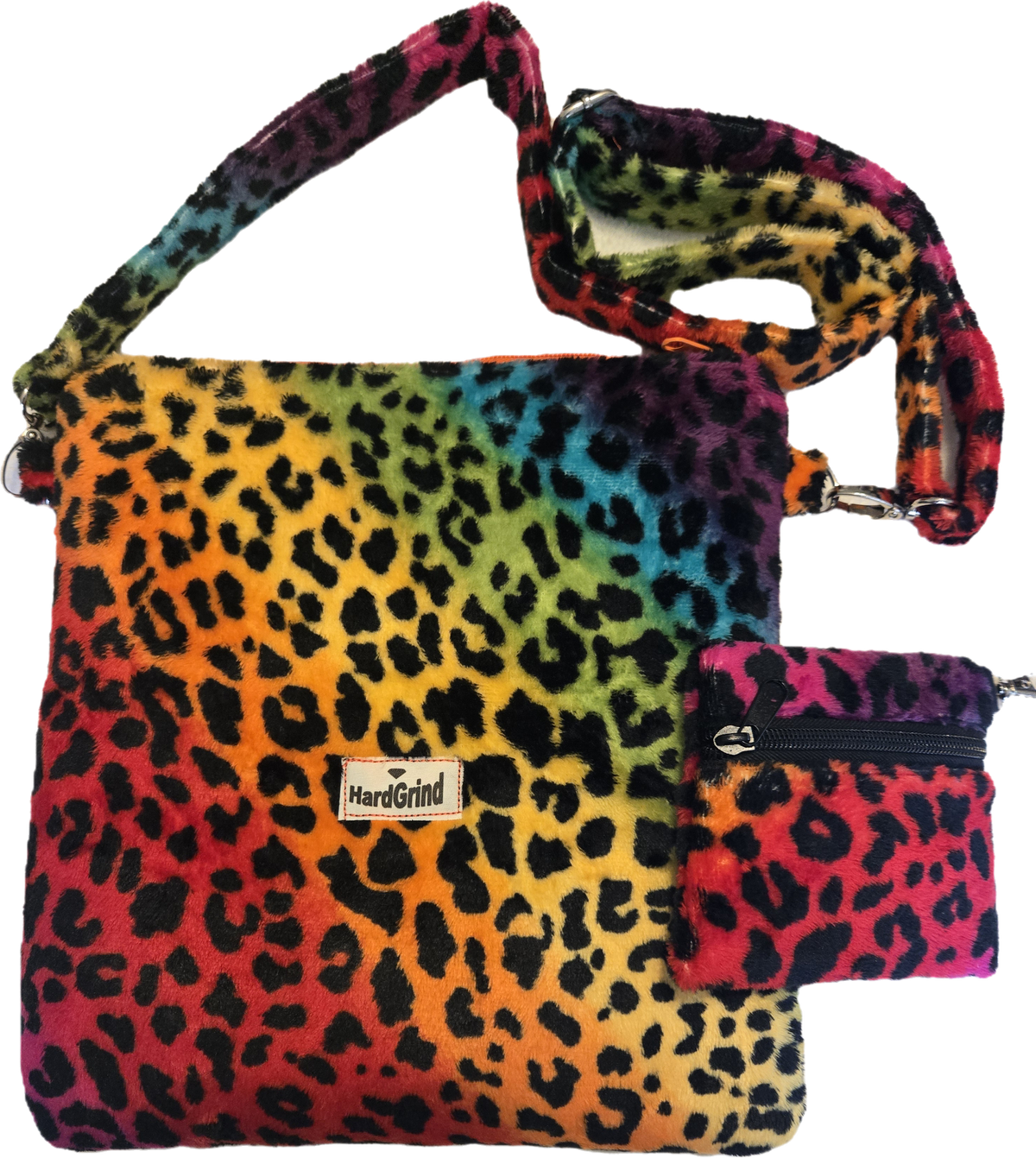 Plush Crossbody Handbag