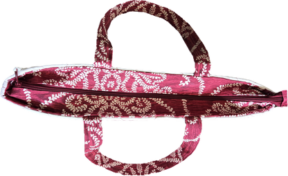 Red-White Large Tote Bag