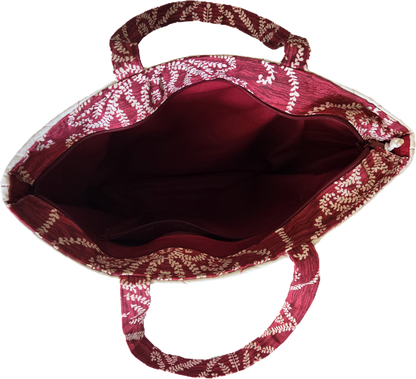 Red-White Large Tote Bag