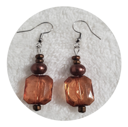 Brown Earrings