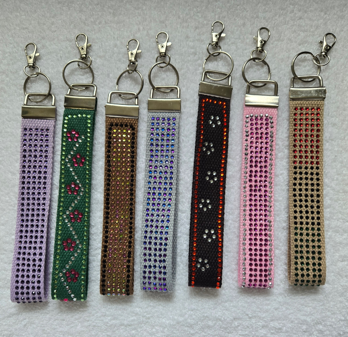 Bling Keychain Wristlets