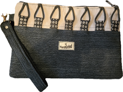 Denim Blue Empress Clutch