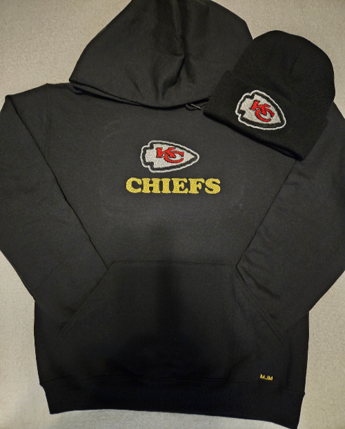 KC CHIEFS EMBROIDERED HOODIE