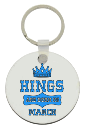 KINGS ARE BORN KEYCHAIN