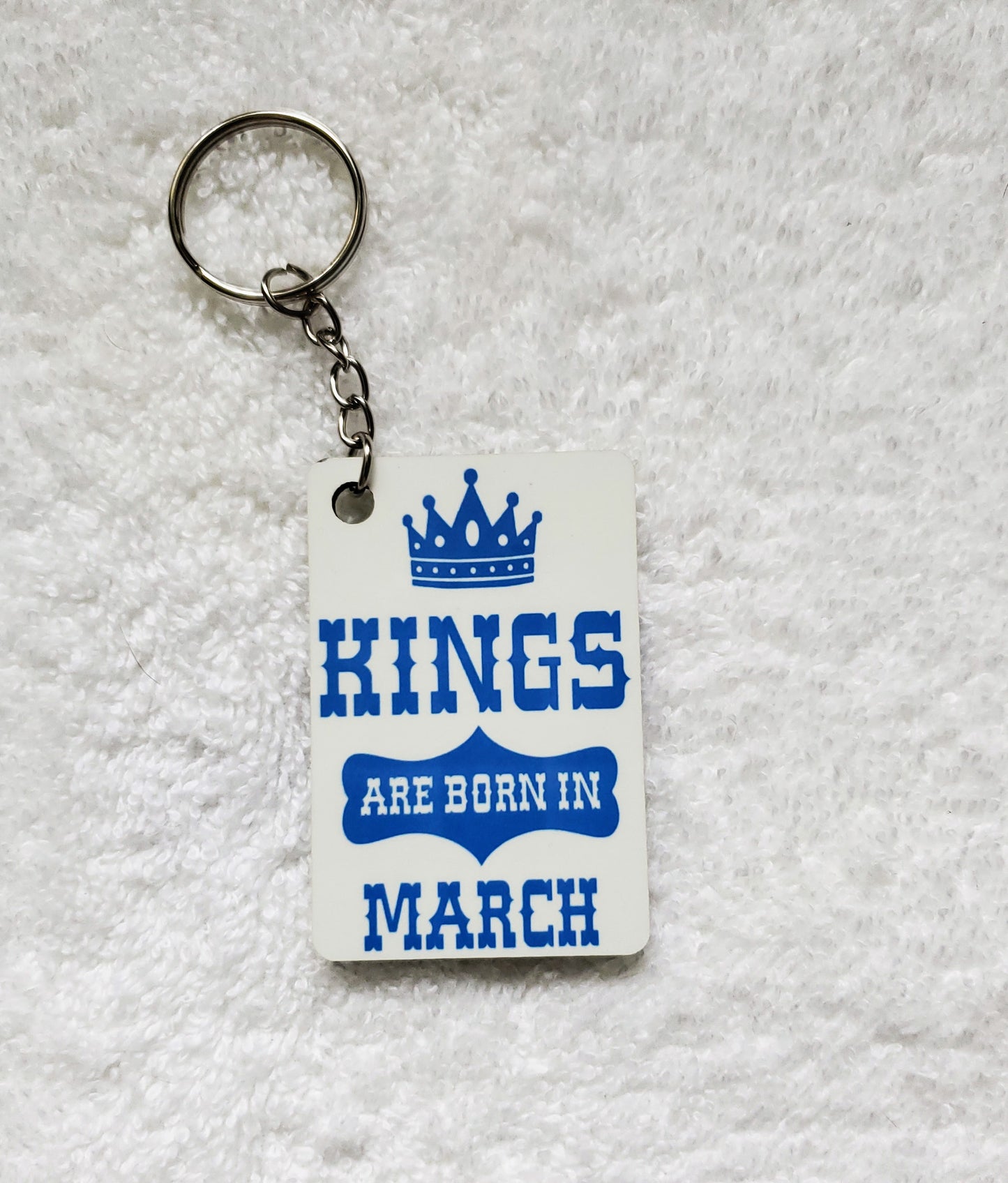 KINGS ARE BORN KEYCHAIN