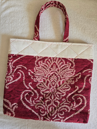 Red-White Large Tote Bag