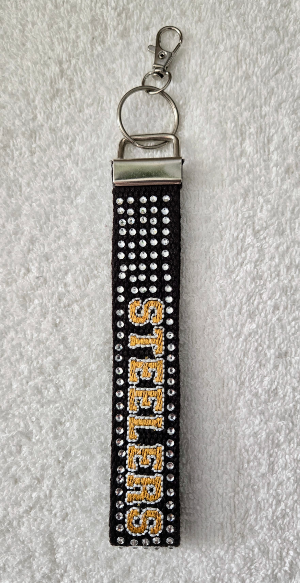 Bling Sports Keychain Wristlets-Embroidered